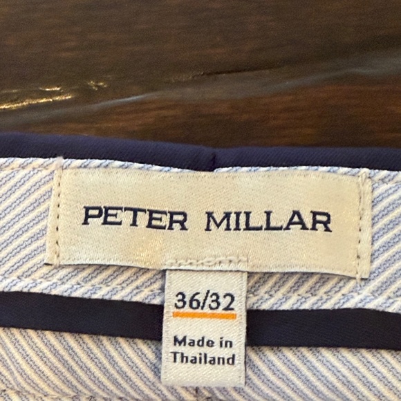 Peter Millar Men's Size 36x32 Navy Raleigh Performance Trouser MSRP $160 - Picture 7 of 9